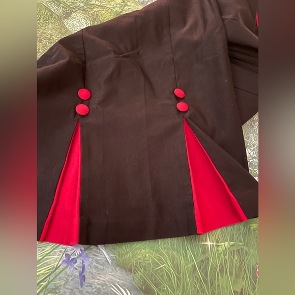 STOP STARING! 30's Bombshell Dress, Black/Red, Size M, NWOT - Picture 10 of 10